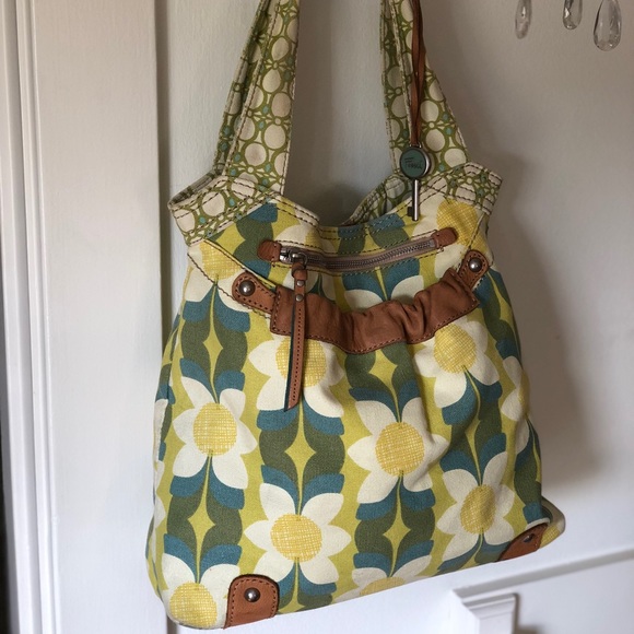 Fossil Handbags - Fossil l Patterned Canvas Bag
